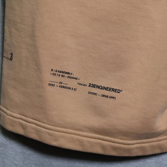 Jordan 23 Engineered Shorts Mens Medium Tan Beige Drawstring Athletic DV7685-277 - Picture 6 of 16